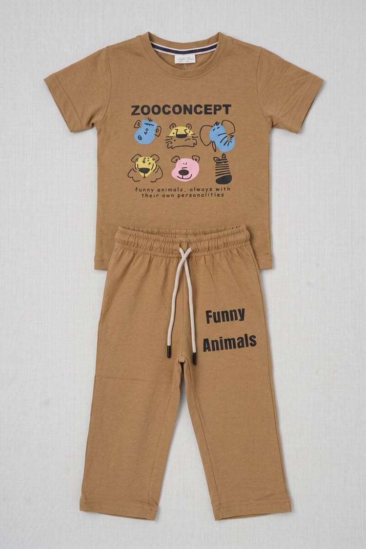 Tiny Teens Kid's Zoo Concept Minor Fault Twin Set