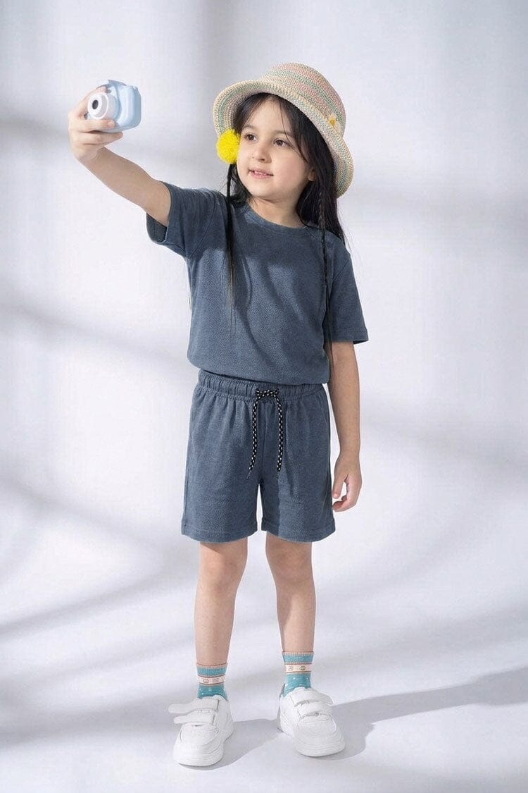 Tiny Teens Kid's Basic Pique Minor Fault Twin Set