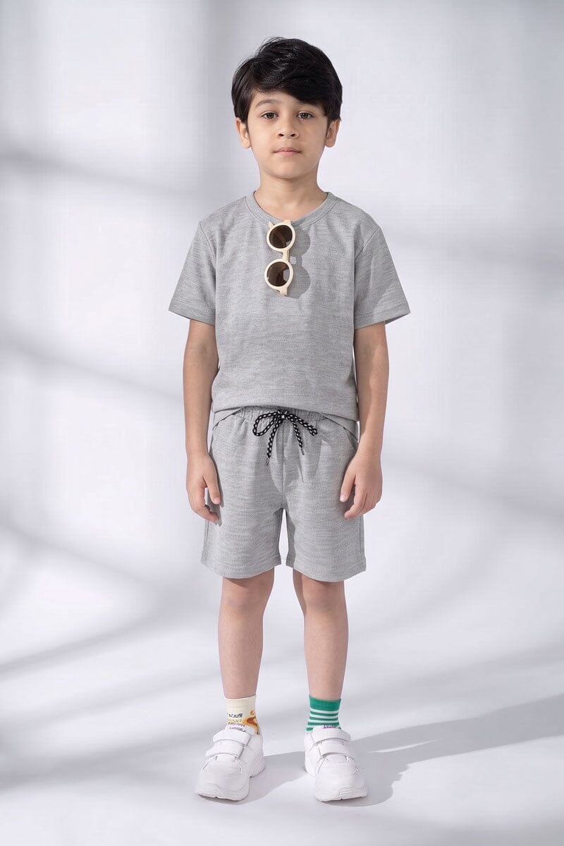 Tiny Teens Kid's Basic Pique Twin Set
