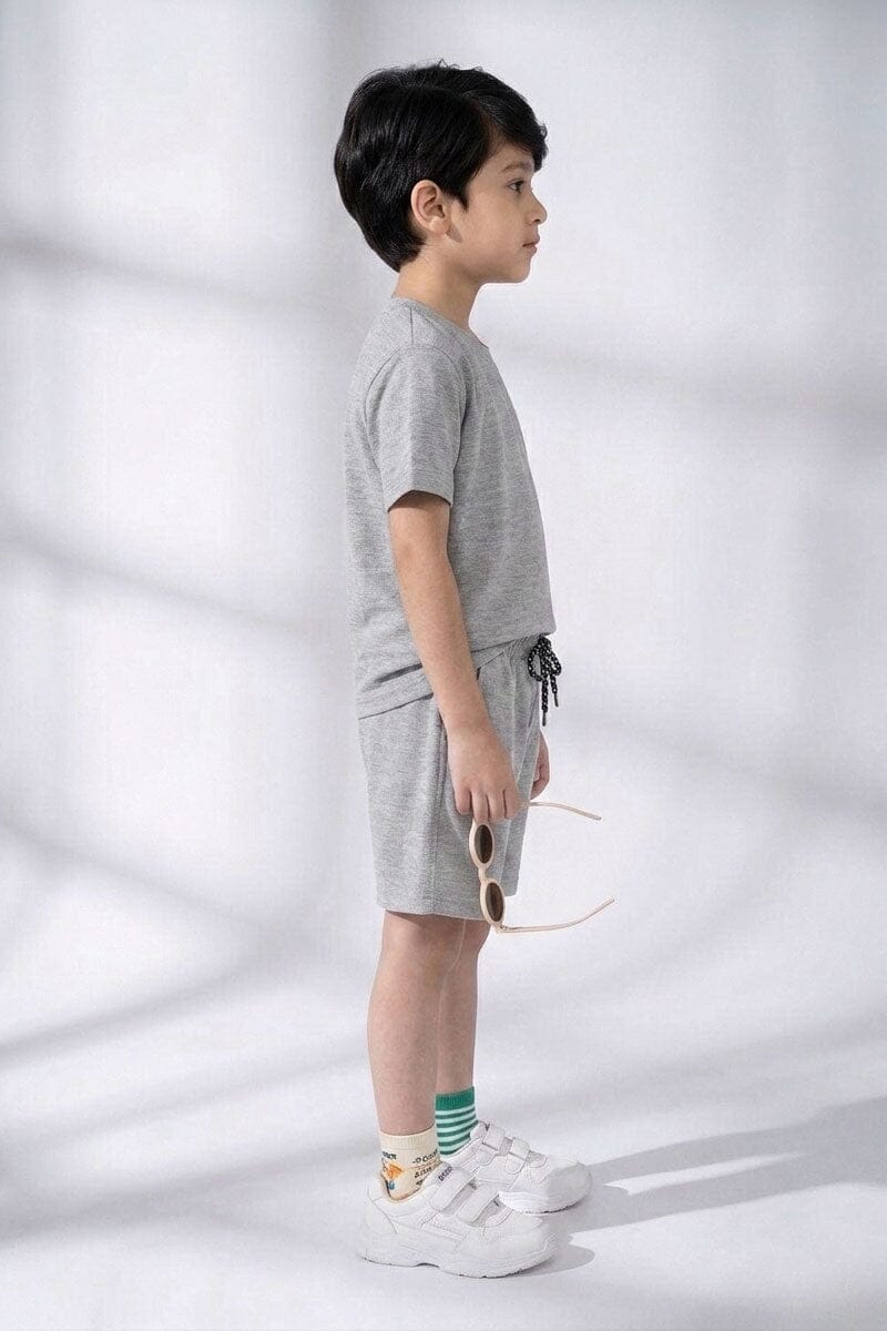 Tiny Teens Kid's Basic Pique Twin Set