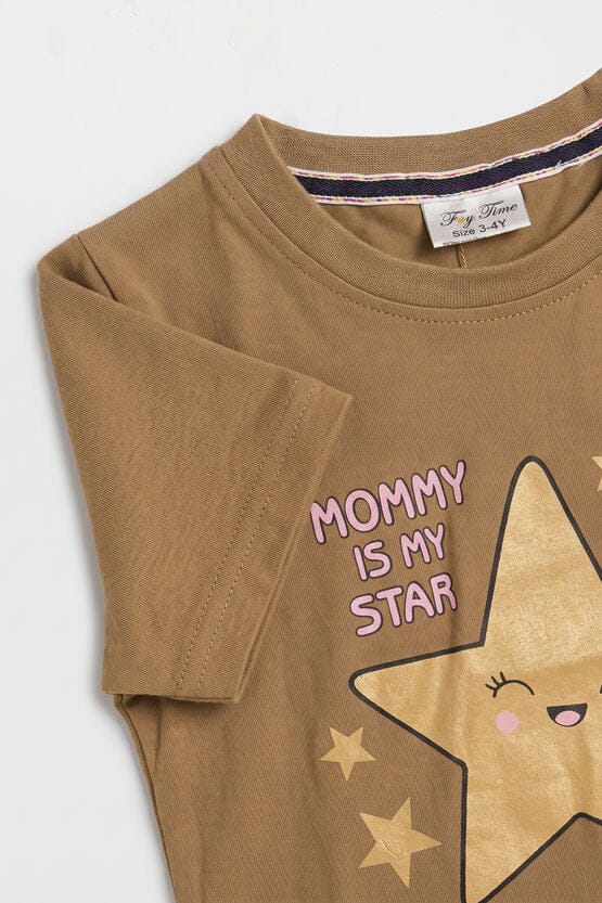Tiny Teens Kid's Mommy Is My Star Twin Set