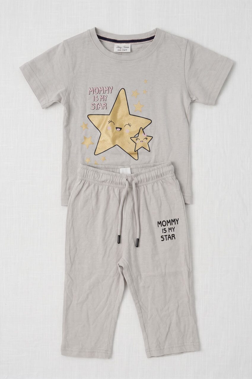 Tiny Teens Kid's Mommy Is My Star Minor Fault Twin Set