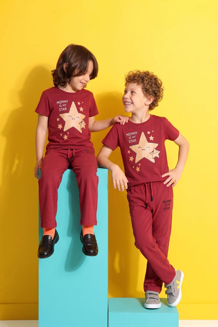 Tiny Teens Kid's Mommy Is My Star Minor Fault Twin Set