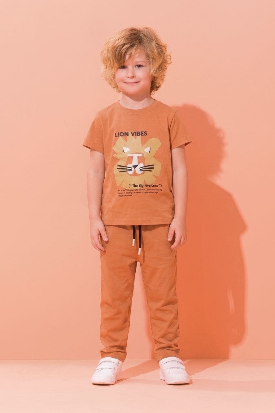 Tiny Teens Kid's Lion Vibes Minor Fault Twin Set