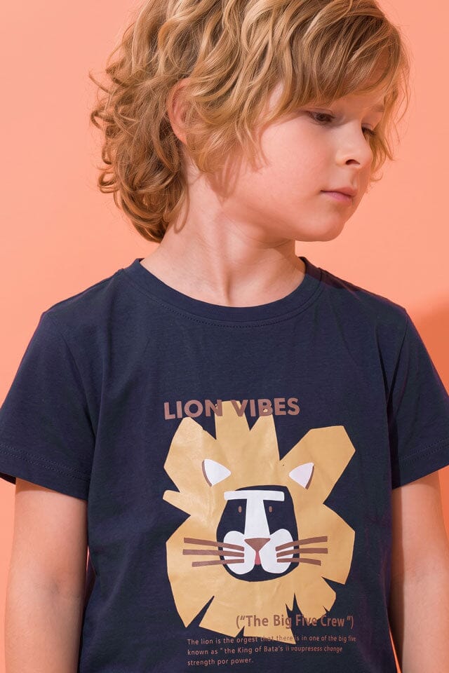 Tiny Teens Kid's Lion Vibes Twin Set