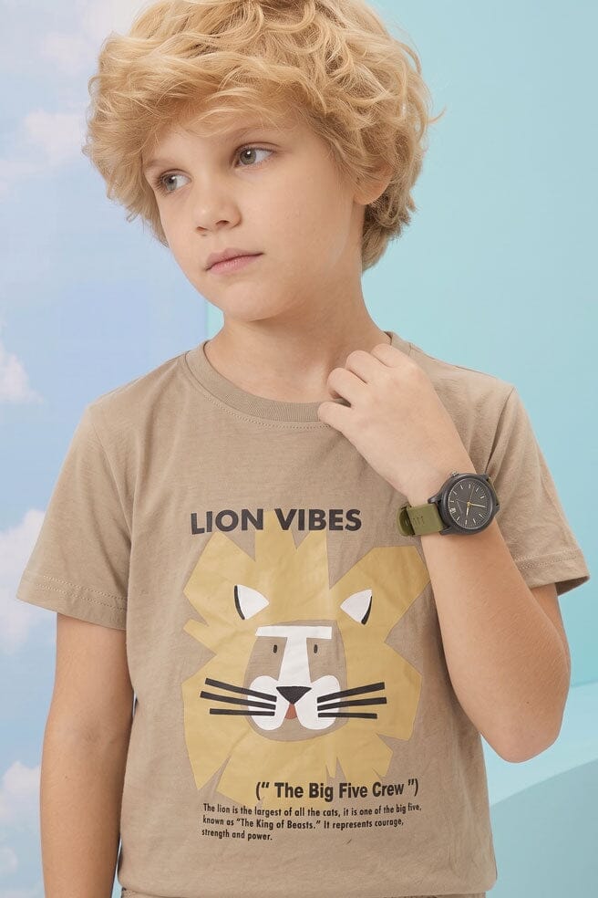 Tiny Teens Kid's Lion Vibes Minor Fault Twin Set