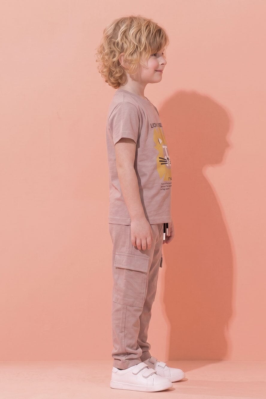 Tiny Teens Kid's Lion Vibes Twin Set