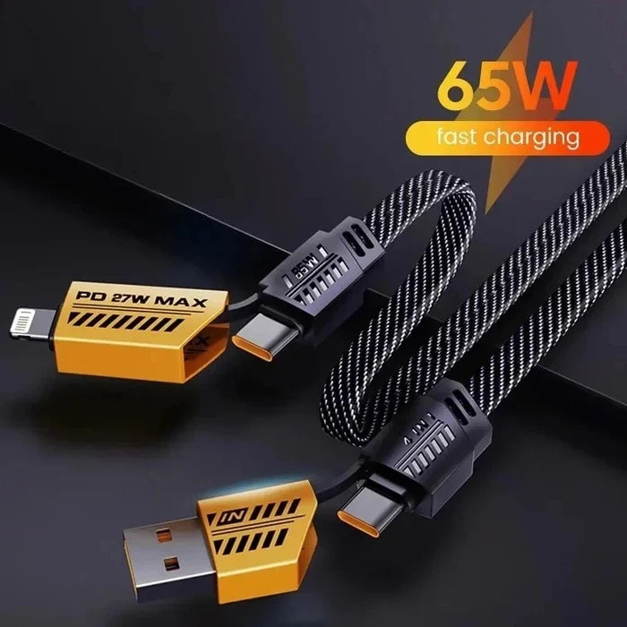 4 in 1 Fast Charging Magnetic Data Cable