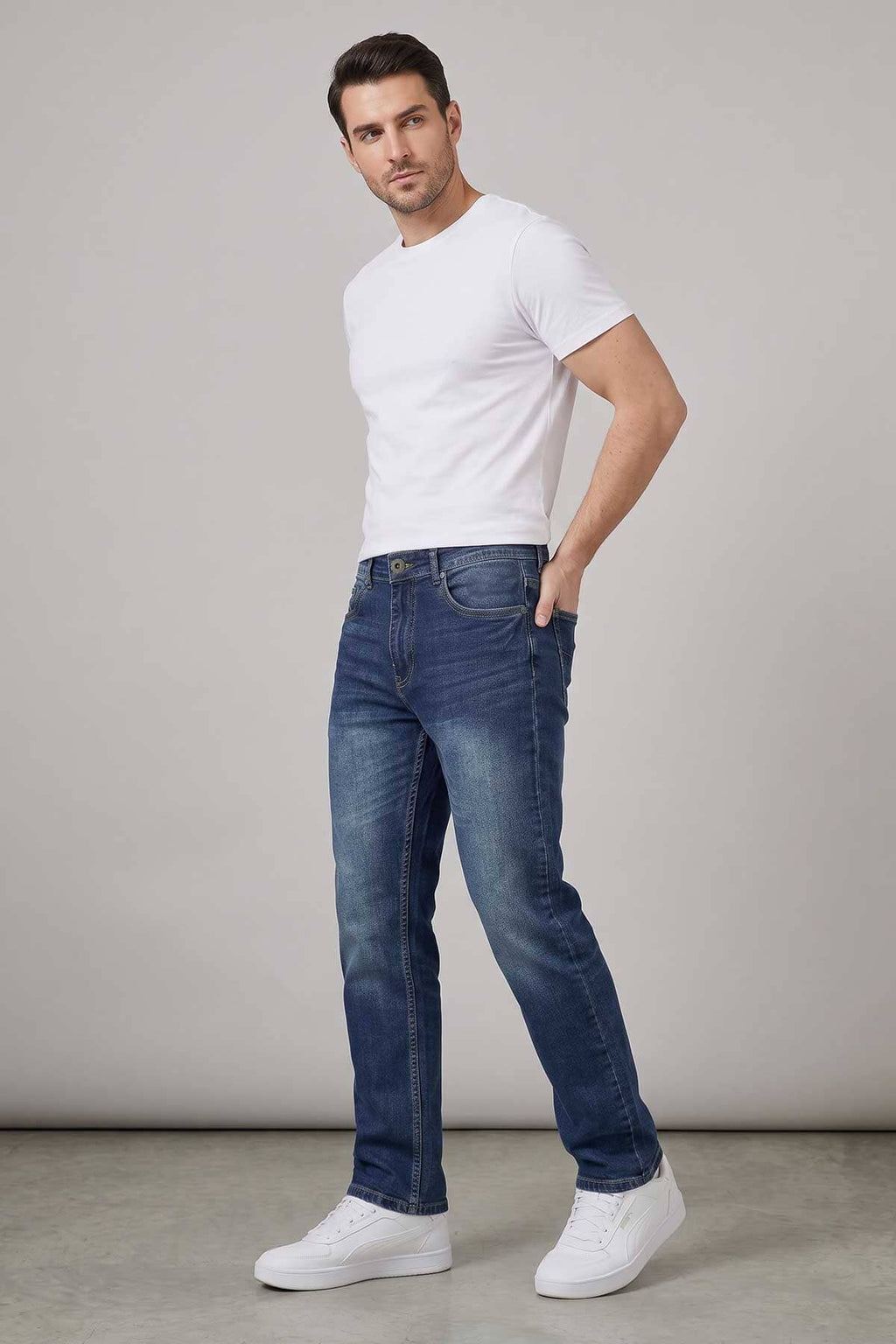 B&H Men's Regular Fit Jeans