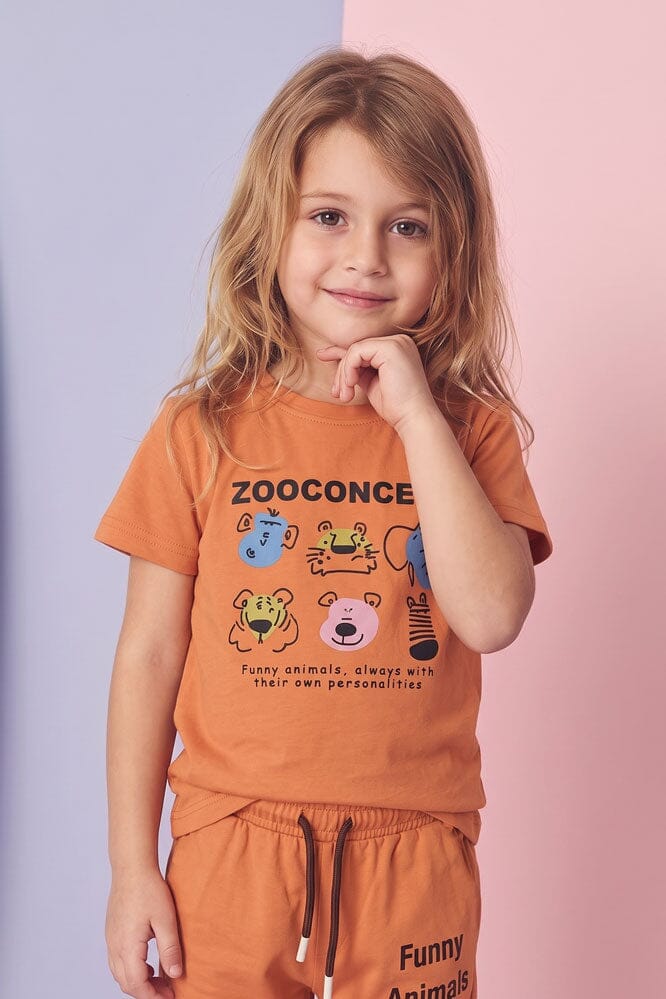 Tiny Teens Kid's Zoo Concept Minor Fault Twin Set