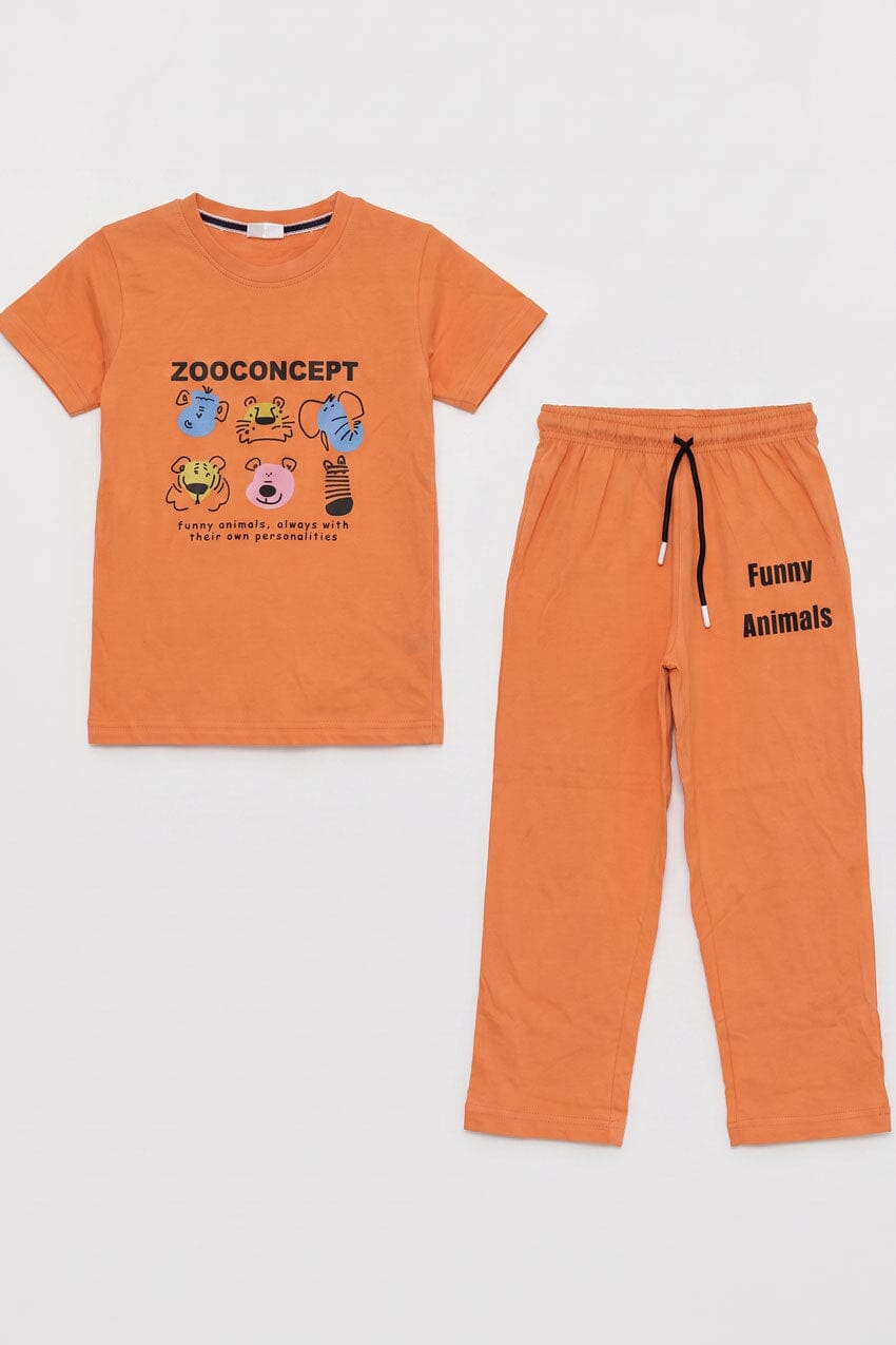 Tiny Teens Kid's Zoo Concept Minor Fault Twin Set