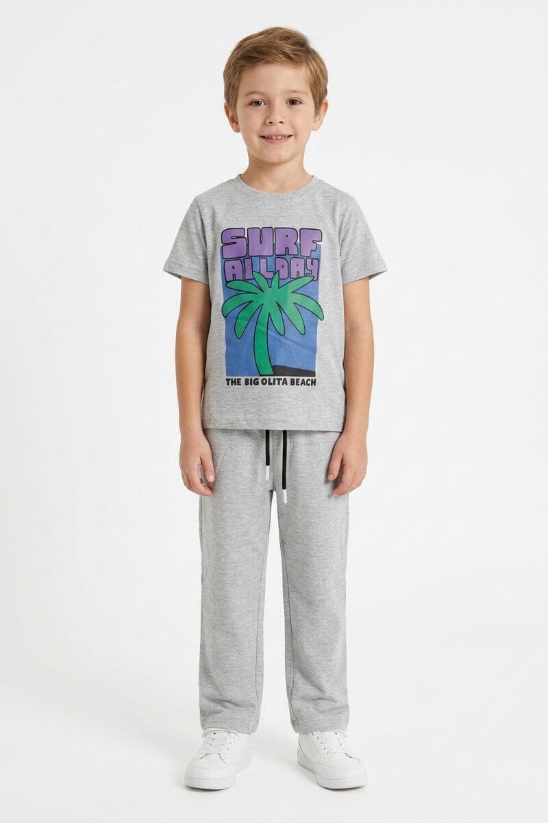 Tiny Teens Kid's Surf All Day Minor Fault Twin Set
