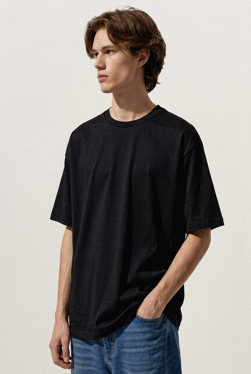 USQUARED Unisex Rib Neck Oversized Minor Fault Tee Shirt