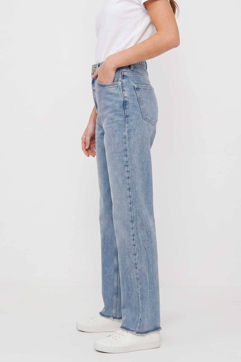 Cut Label Women's High Rise Wide Leg Jeans