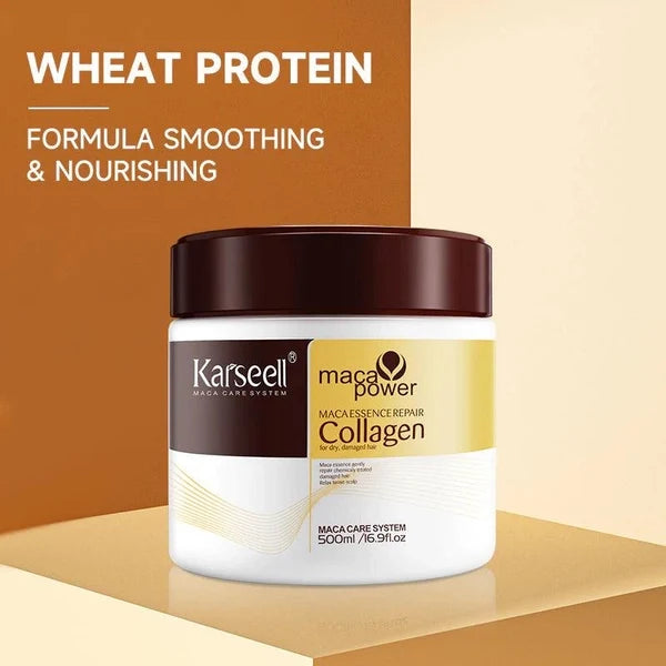 Karseell Collagen Hair Treatment Deep Repair Conditioning Argan Oil Hair Mask - 500ml