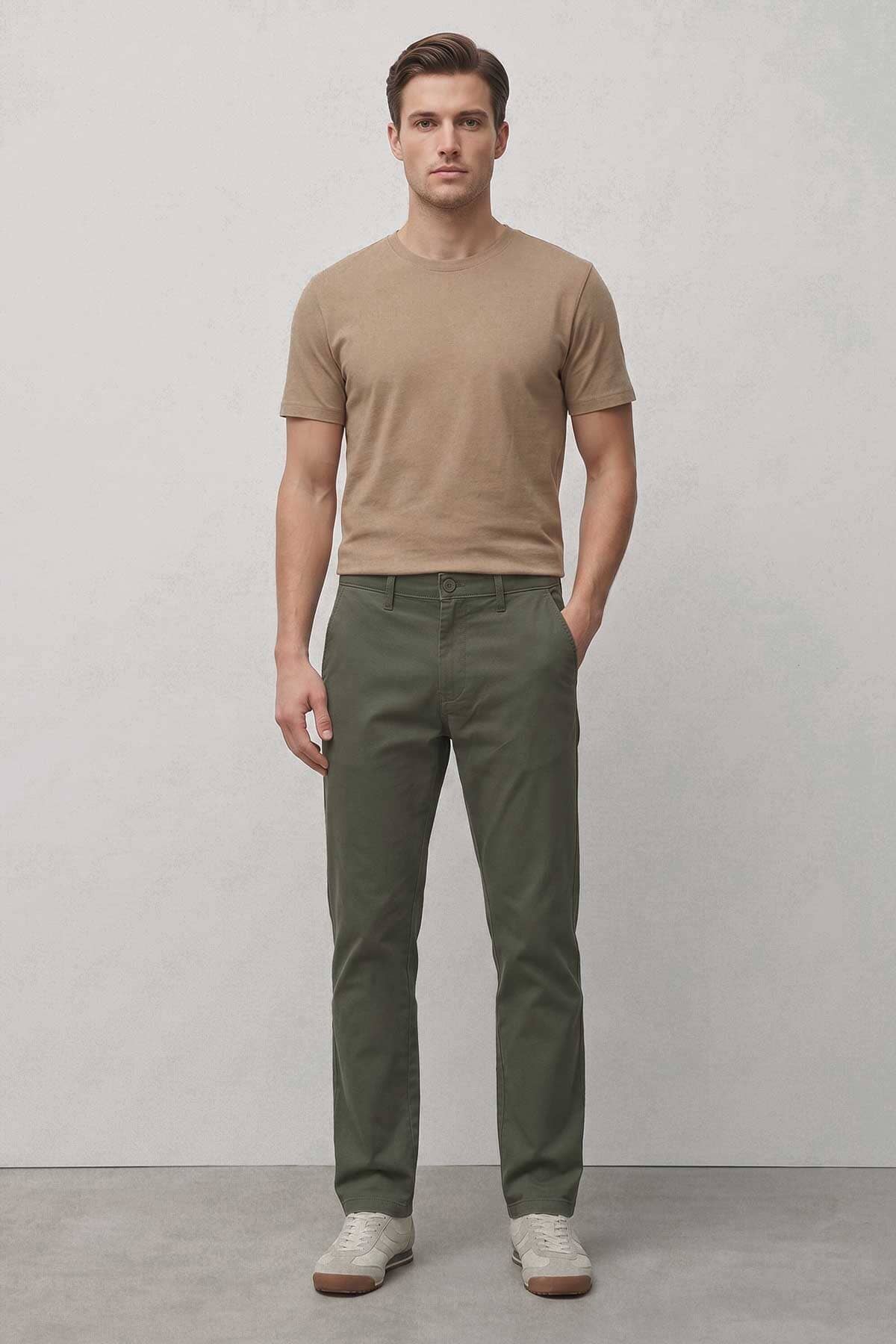Cut Label Men's Bangor Slim Fit Cotton Pants