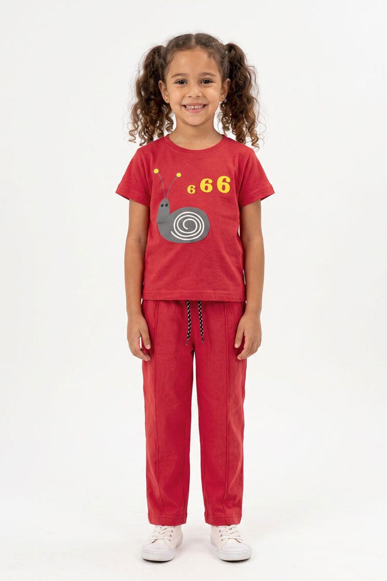 Tiny Teens Kid's Snail Twin Set