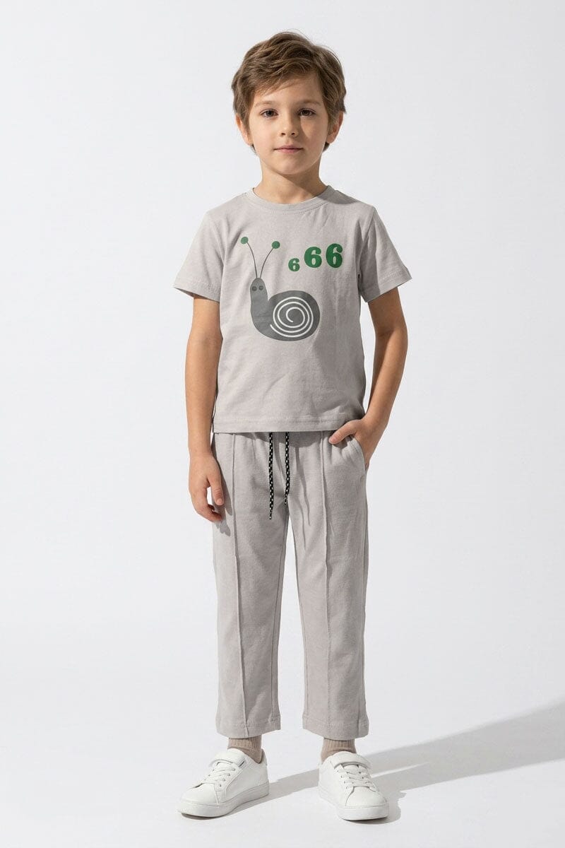 Tiny Teens Kid's Snail Minor Fault Twin Set