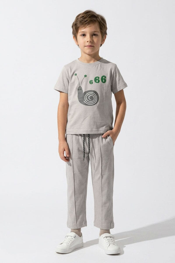 Tiny Teens Kid's Snail Minor Fault Twin Set
