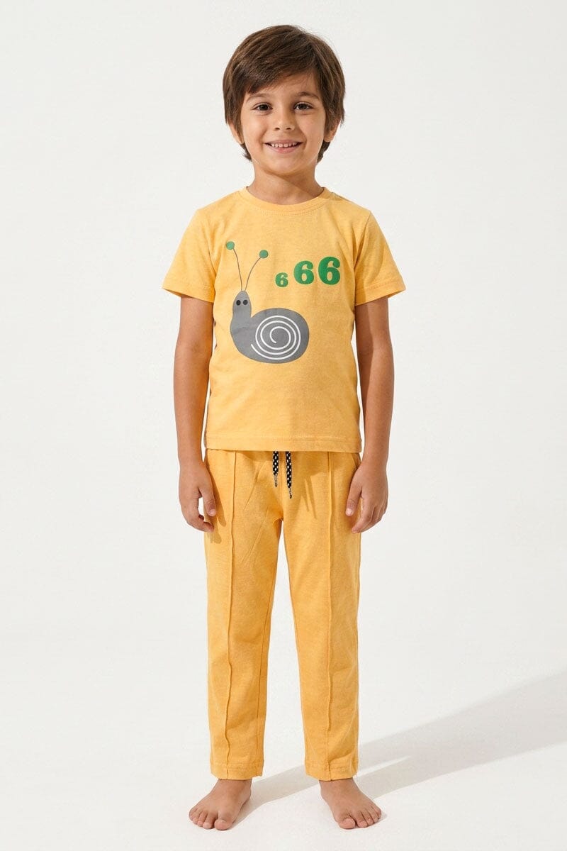 Tiny Teens Kid's Snail Minor Fault Twin Set