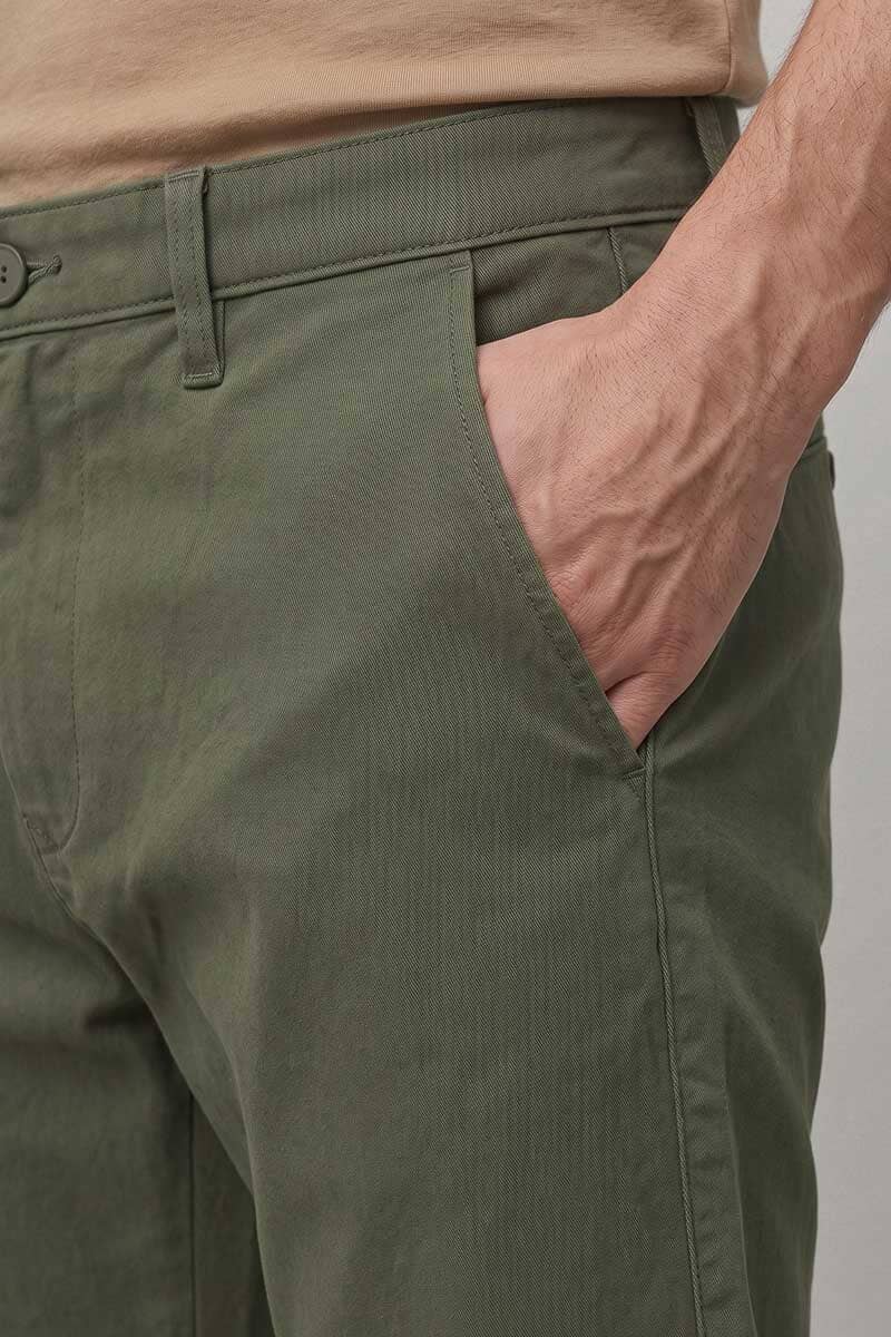 Cut Label Men's Bangor Slim Fit Cotton Pants