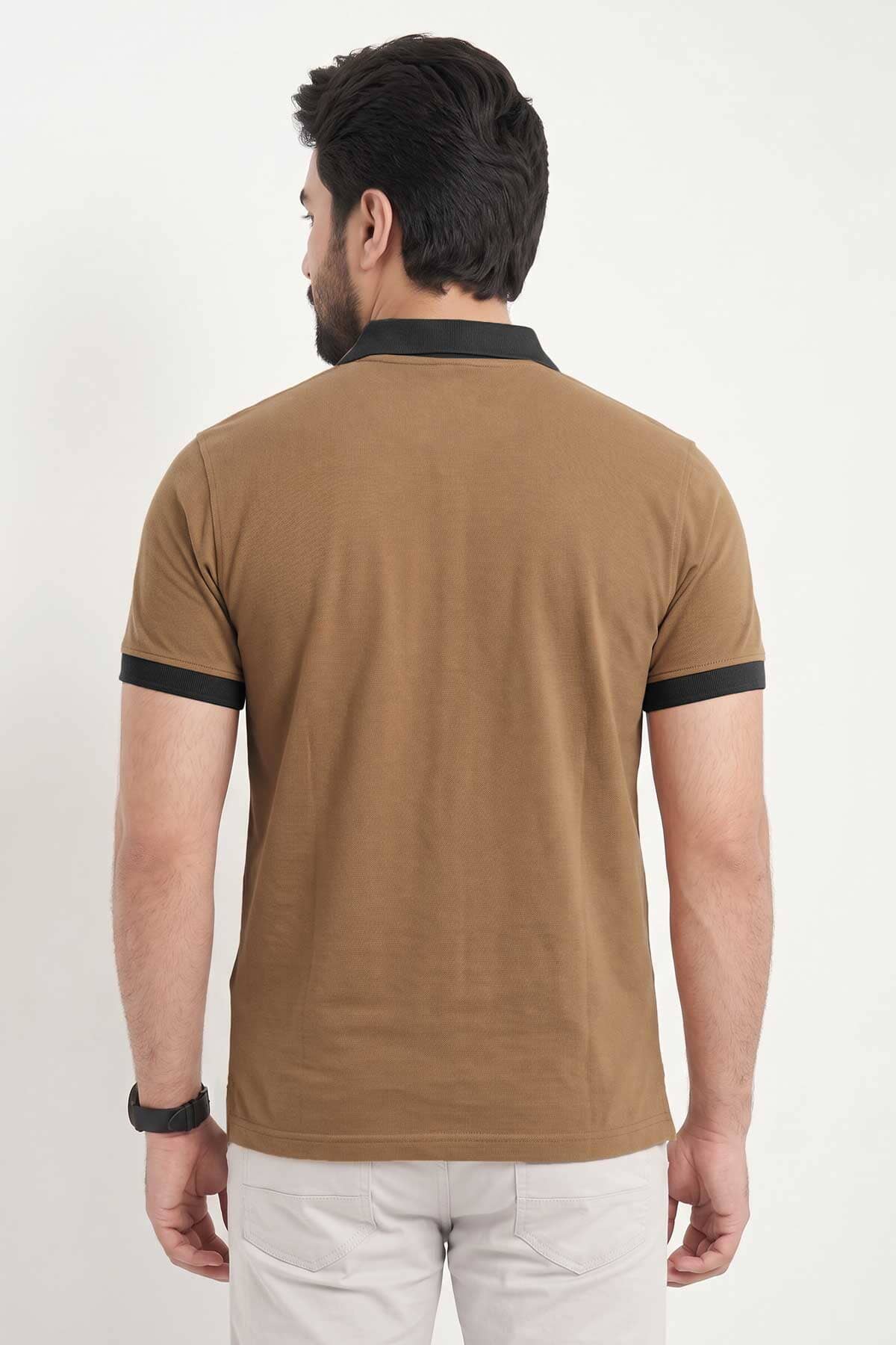 Men's Deer Pique Lycra Minor Fault Polo Shirt