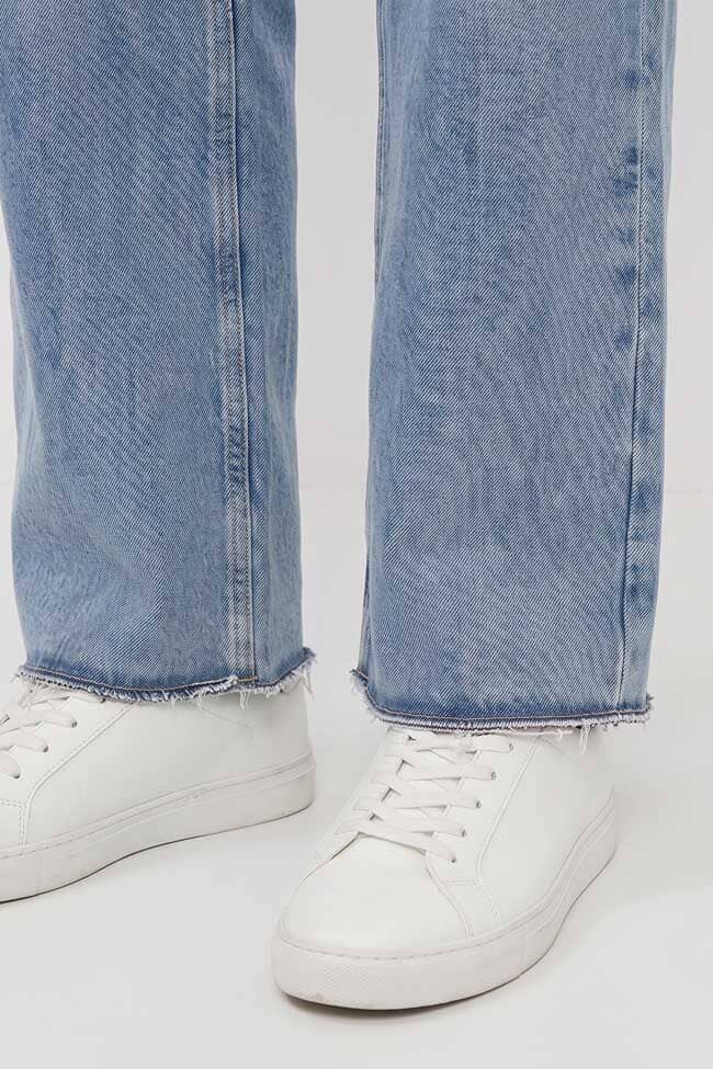 Cut Label Women's High Rise Wide Leg Jeans