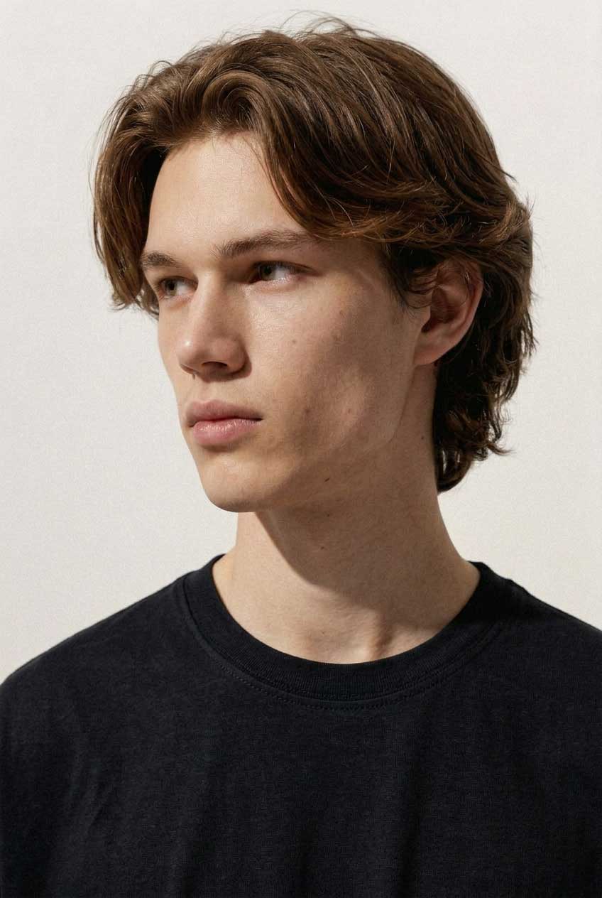 USQUARED Unisex Rib Neck Oversized Minor Fault Tee Shirt