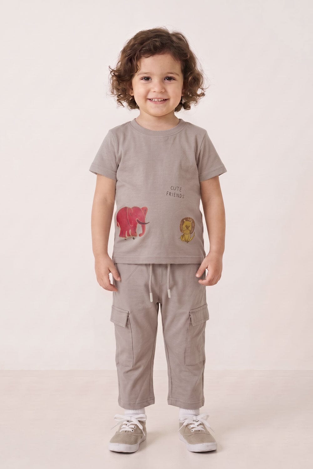 Tiny Teens Kid's Cute Friends Twin Set