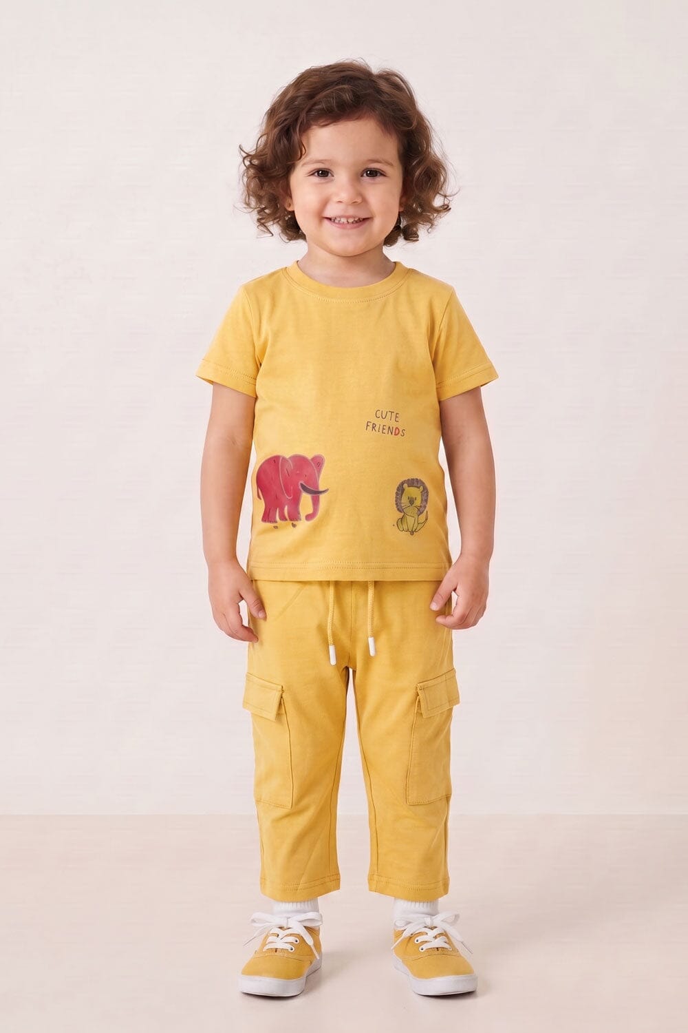 Tiny Teens Kid's Cute Friends Twin Set