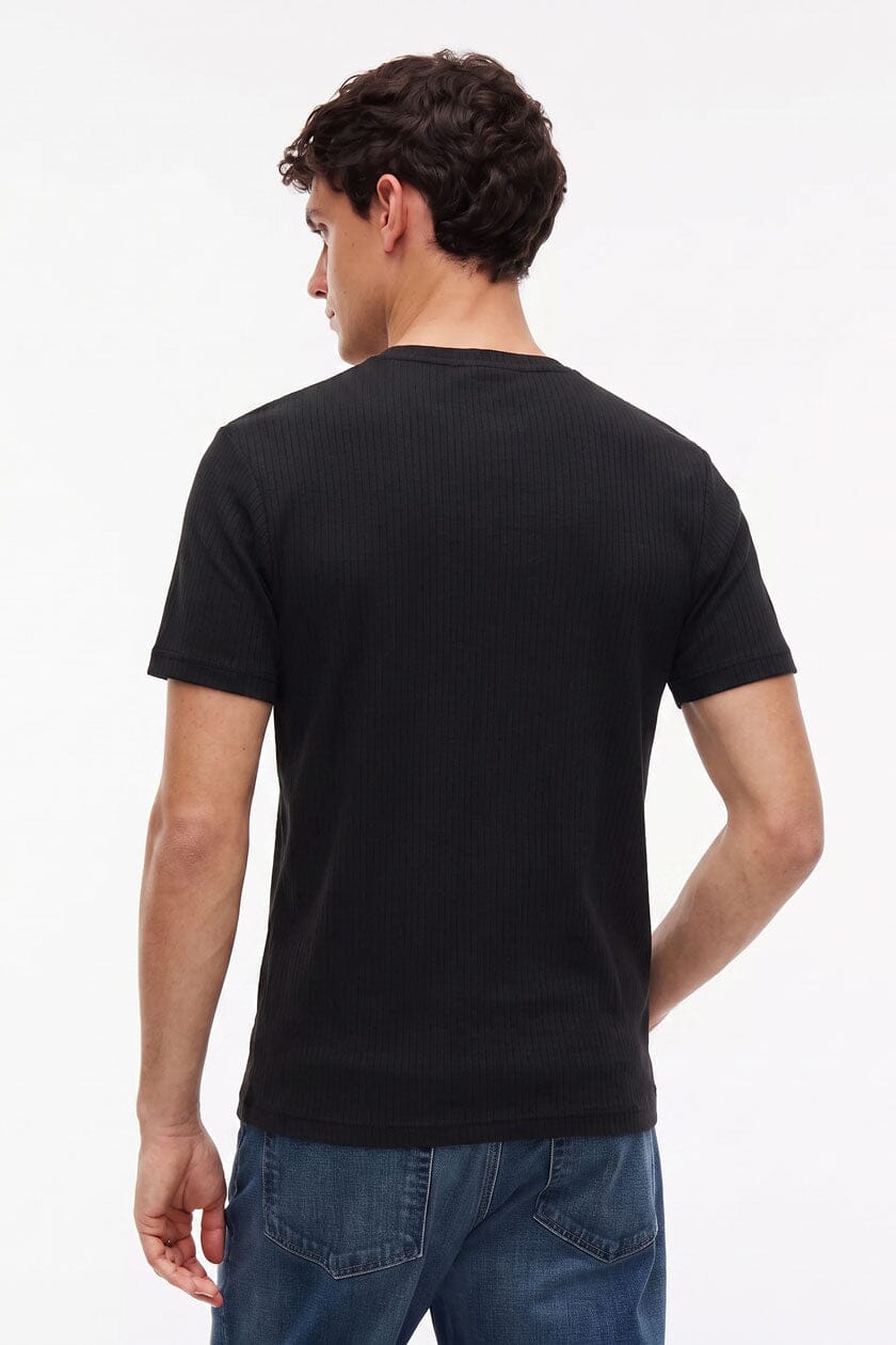 Herren Men's Contrast Piping Interlock Tee Shirt