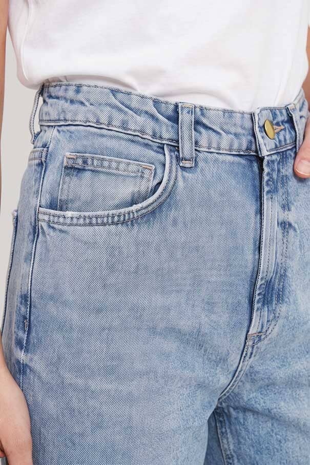 Cut Label Women's High Rise Wide Leg Jeans