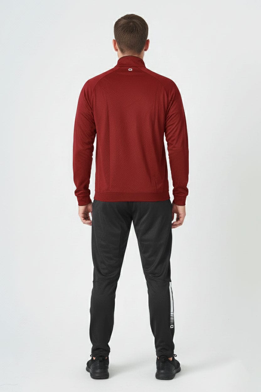 STN Men's Dry Fit Activewear Quarter Zipper Shirt