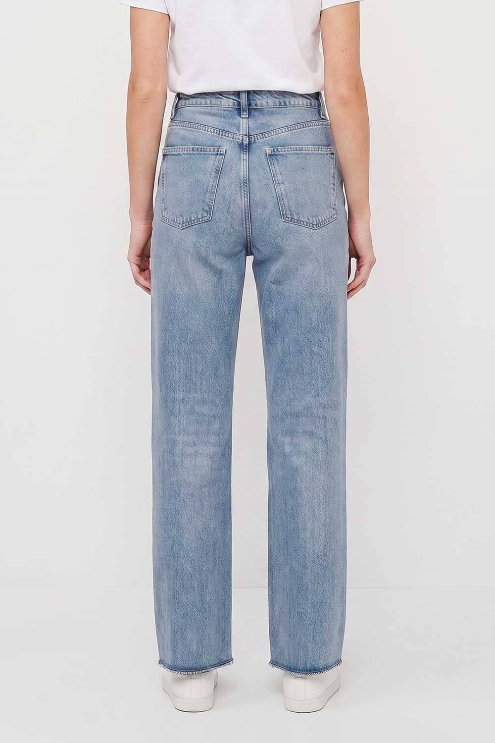 Cut Label Women's High Rise Wide Leg Jeans