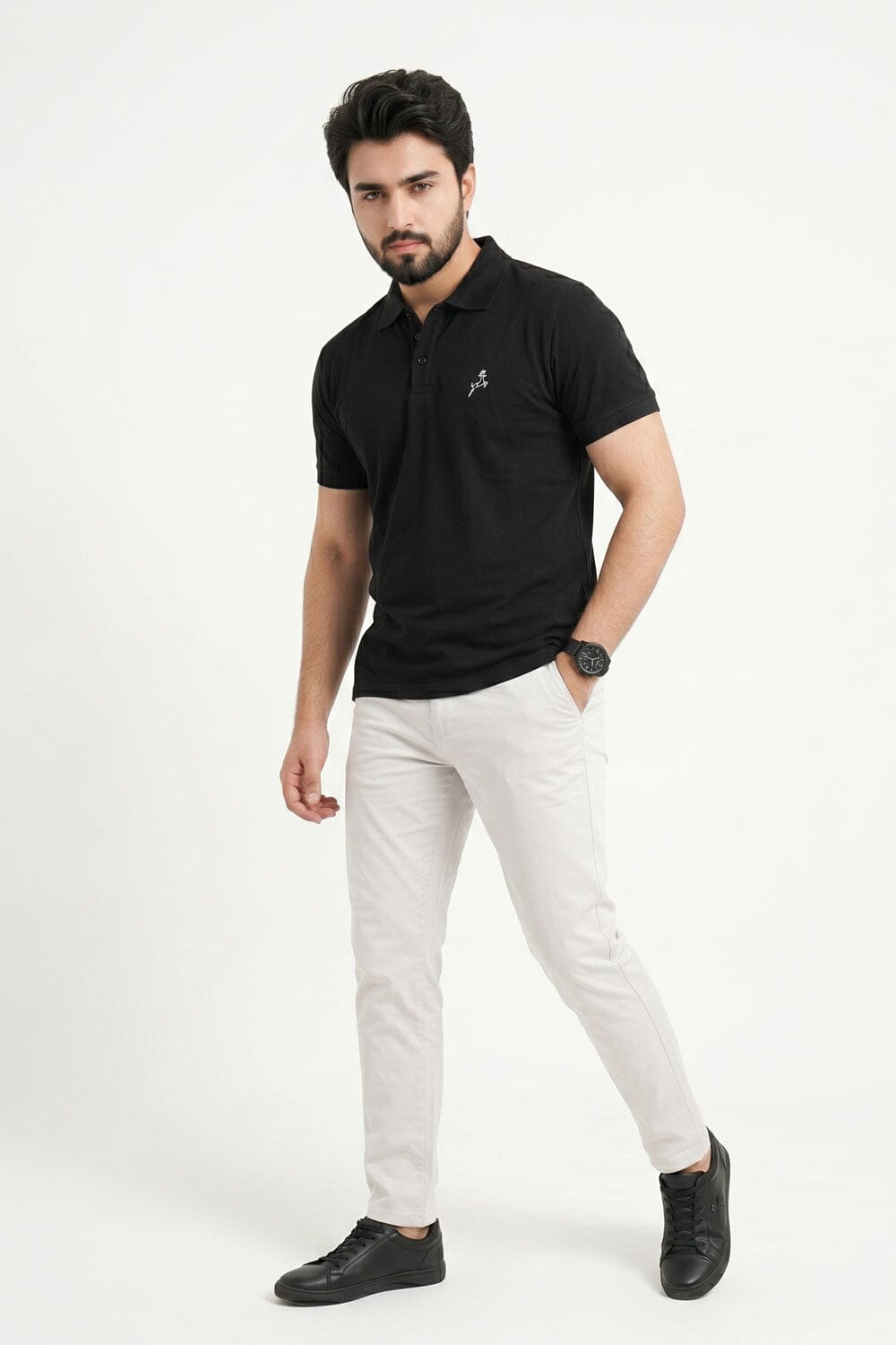 Men's Deer Pique Lycra Minor Fault Polo Shirt