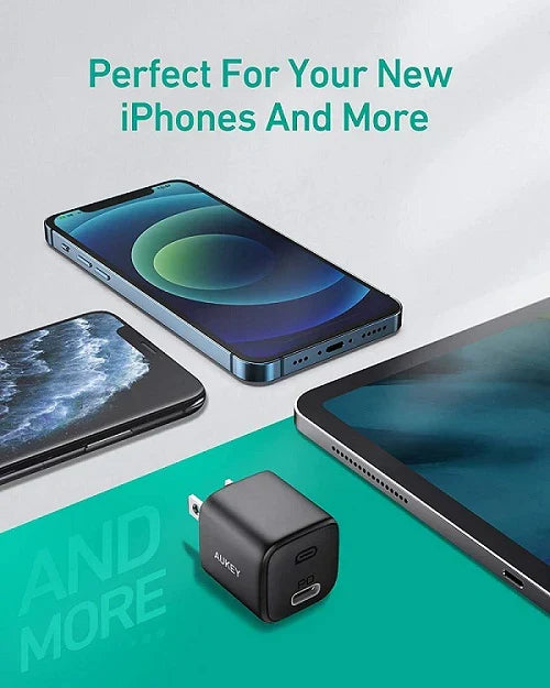 Mini 30W USB-C PD Fast Charger – Compact Wall Adapter