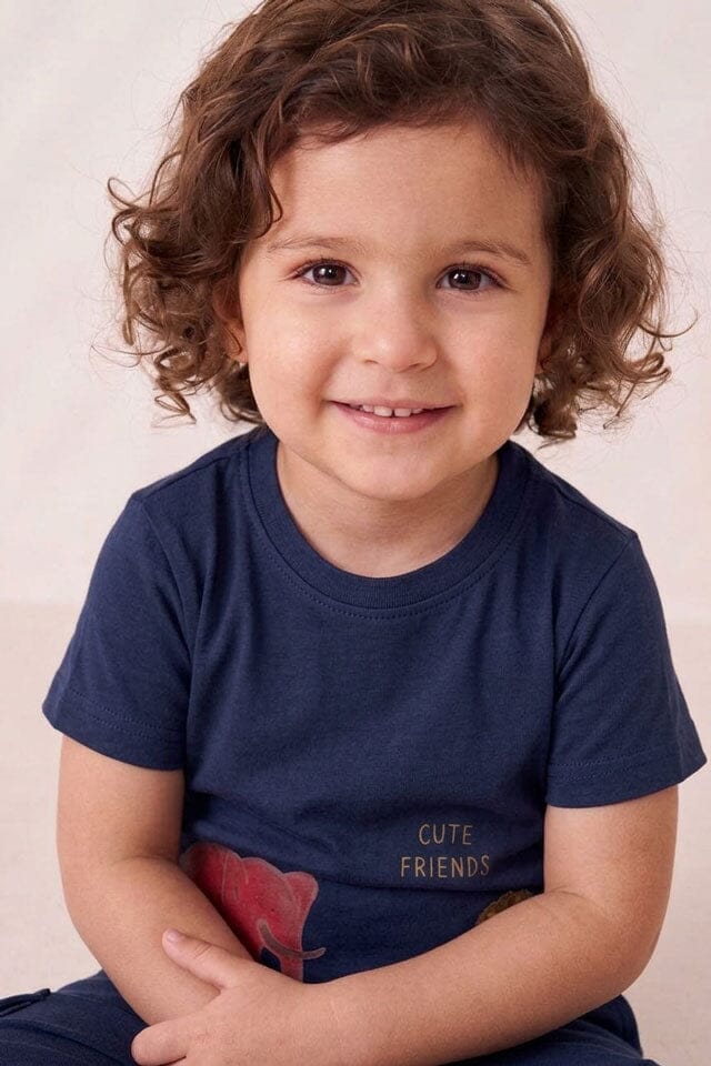 Tiny Teens Kid's Cute Friends Twin Set
