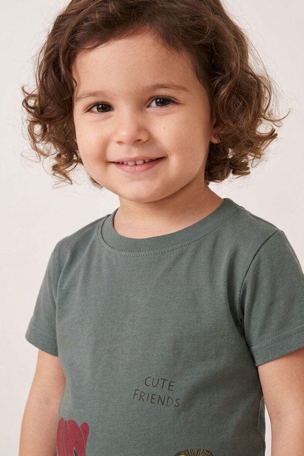 Tiny Teens Kid's Cute Friends Twin Set