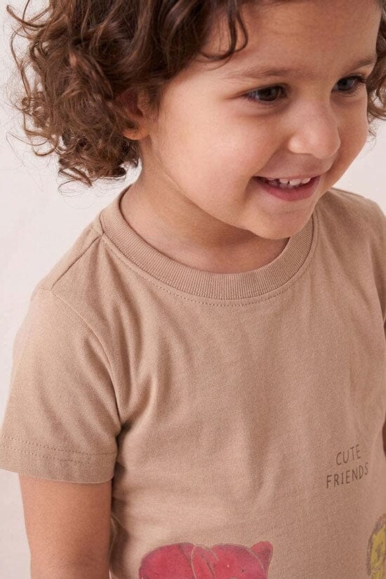 Tiny Teens Kid's Cute Friends Twin Set