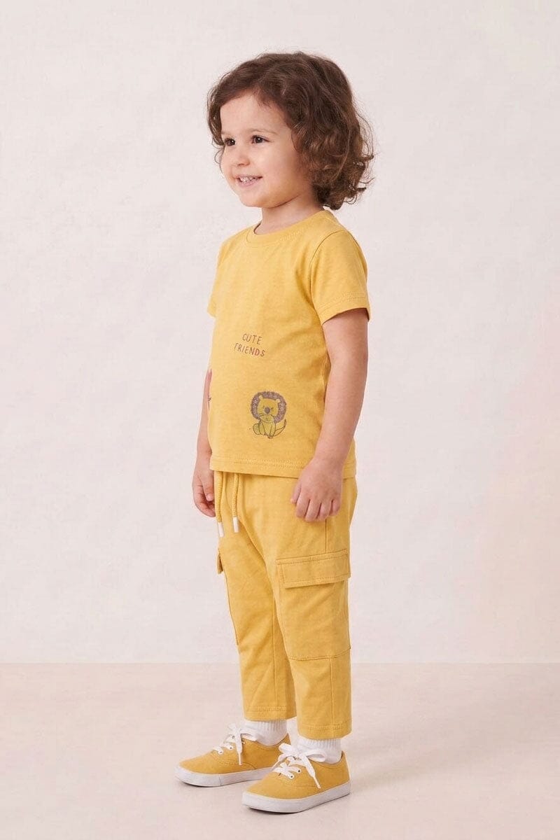 Tiny Teens Kid's Cute Friends Twin Set