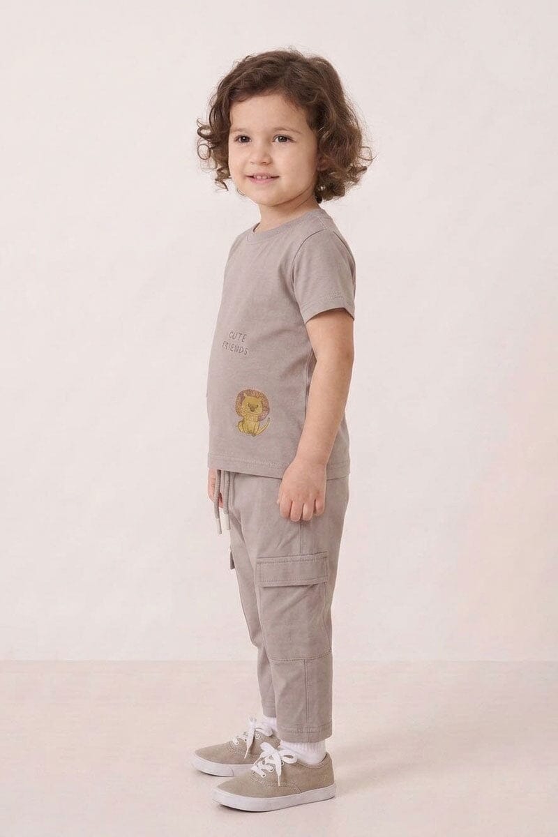 Tiny Teens Kid's Cute Friends Twin Set
