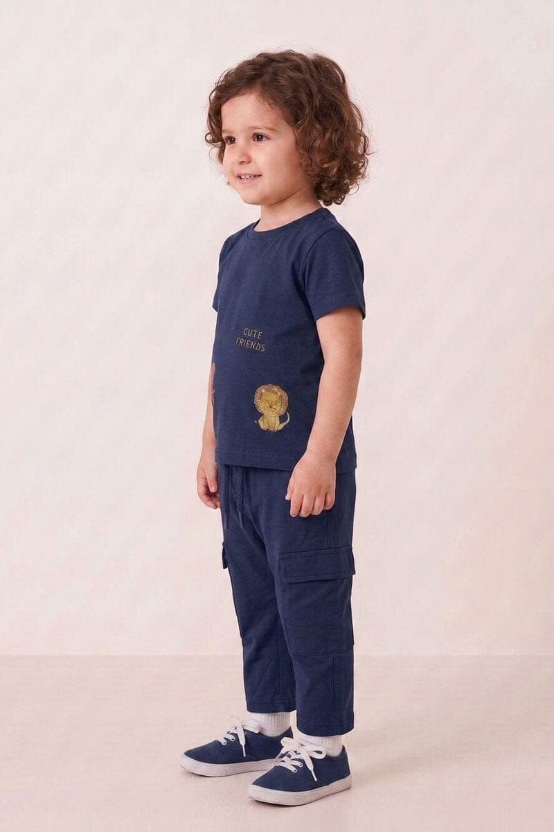 Tiny Teens Kid's Cute Friends Twin Set