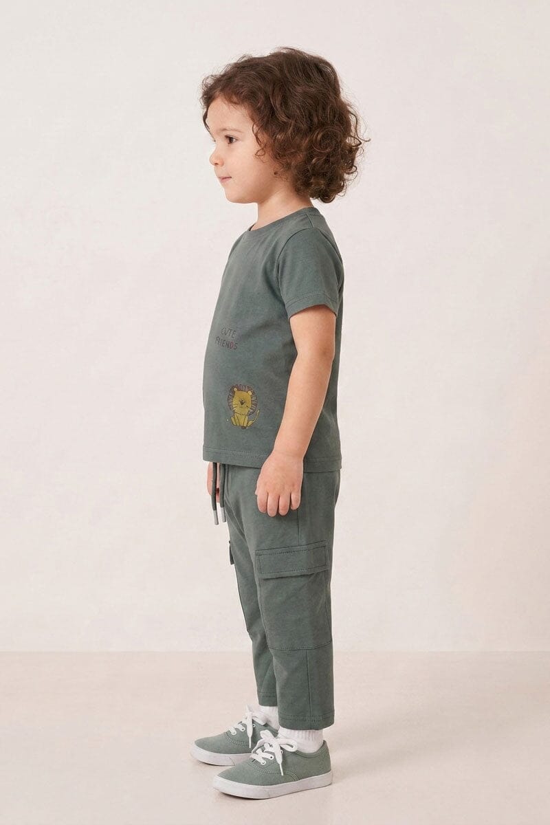 Tiny Teens Kid's Cute Friends Twin Set