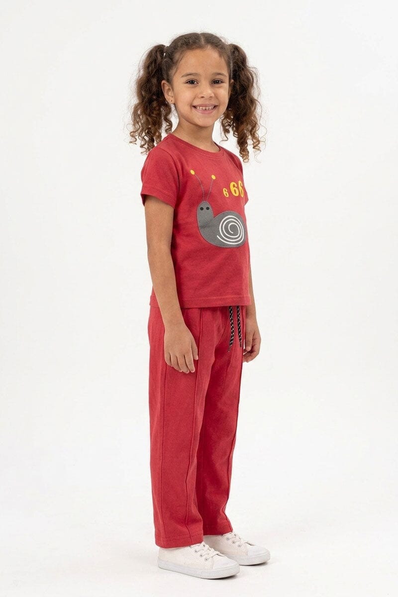 Tiny Teens Kid's Snail Twin Set