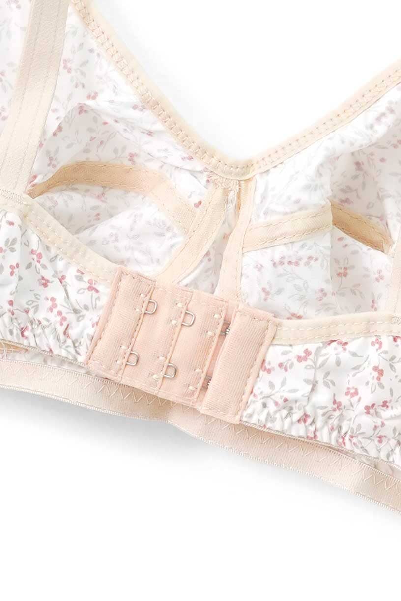 Women's Tiny Flower Cotton Bra