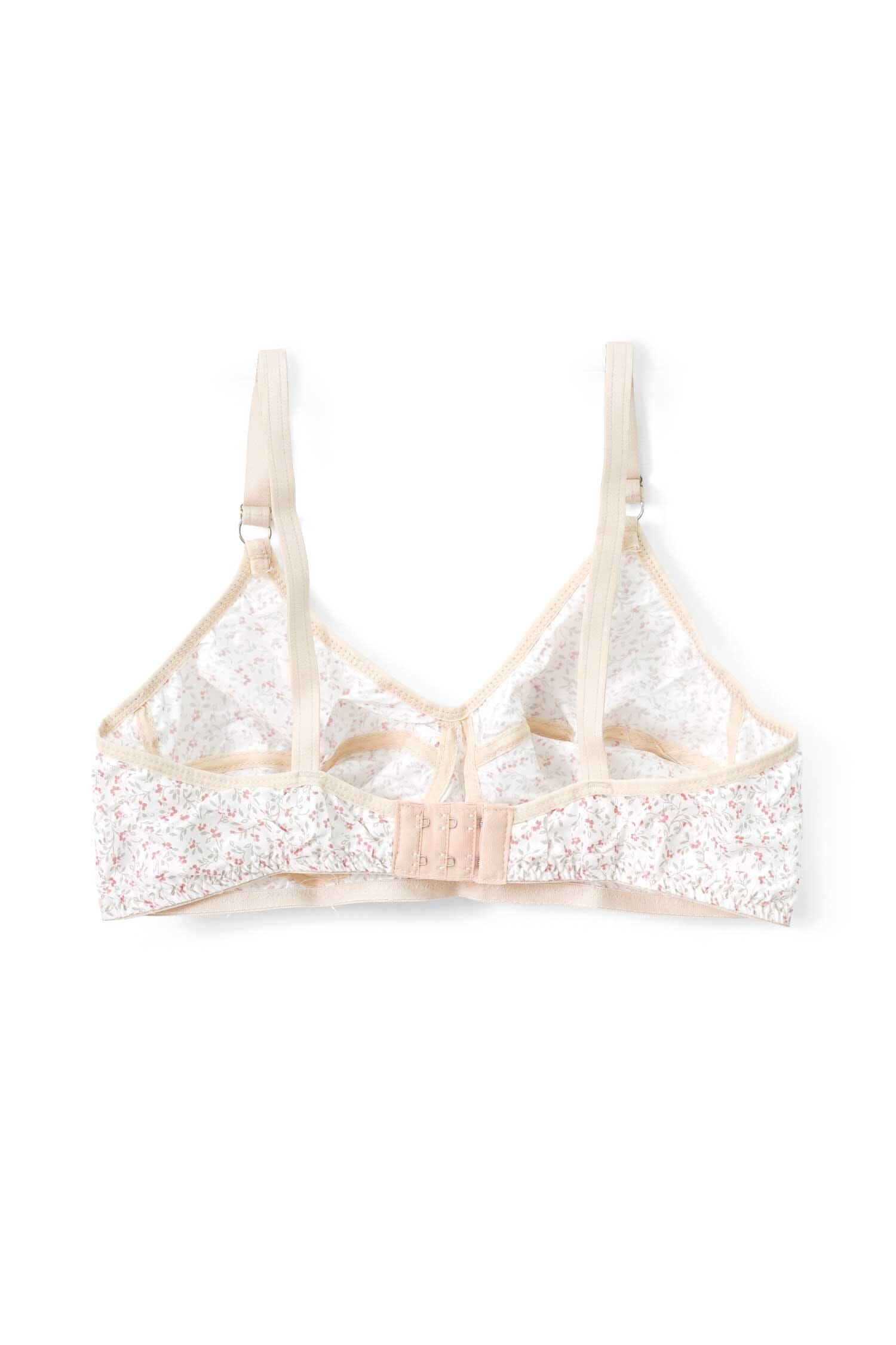 Women's Tiny Flower Cotton Bra