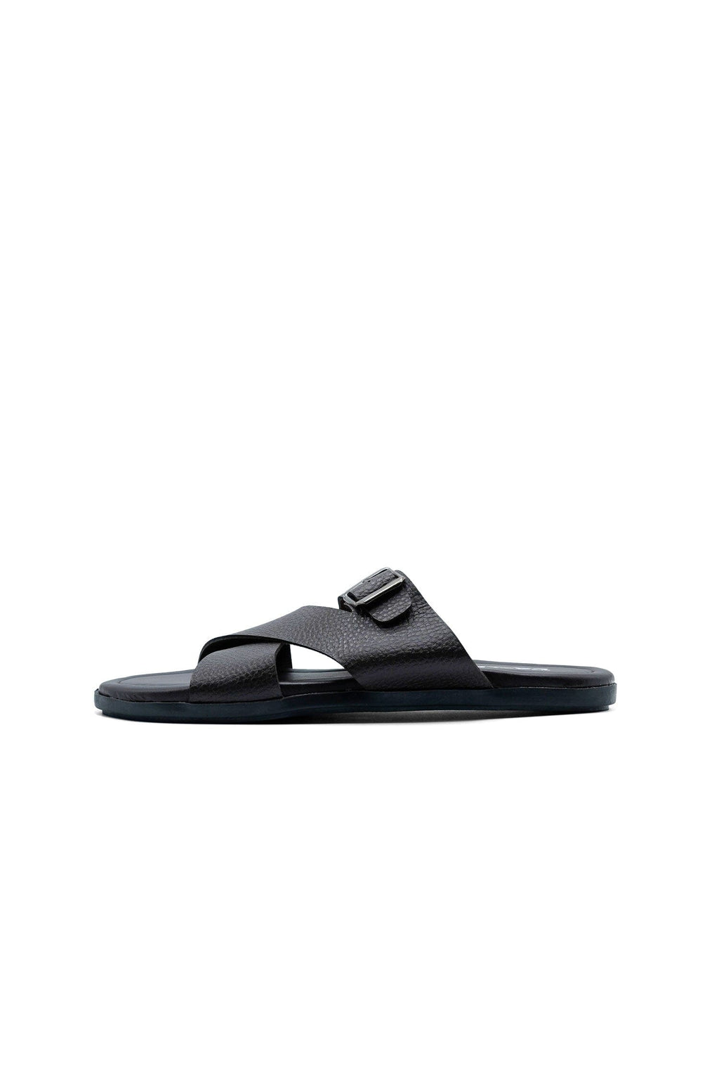 Black Camel Men's Textured Slides