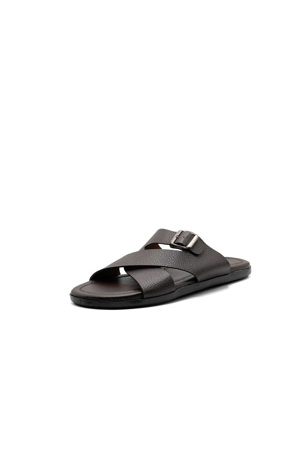 Black Camel Men's Textured Slides