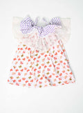 CO Girl's Butterfly Printed Frock Girl's Frock ST 2 Years 