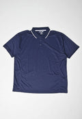 VTF Men's Tipped Collar Polo Shirt Men's Polo Shirt ST Navy 5XL 